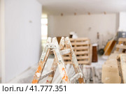 Interior on a construction site indoors. Стоковое фото, фотограф Яков Филимонов / Фотобанк Лори