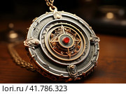 The amulet of invulnerability and immortality is a power that transforms the wearer. Стоковое AI-изображение, AI-художник Юрий Поздников / Фотобанк Лори