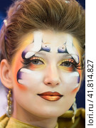 Saint-Petersburg, Russia. 30.09.2012 The International Beauty Festival "Nevsky Bereg" is an international professional exhibition of the beauty industry, independent championships in cosmetology, pedicure, hairdressing, nail design and decorative cosmetics, Редакционное фото, фотограф Анна Кривицкая / Фотобанк Лори