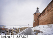 Тайницкая башня Нижегородского кремля (2023 год). Стоковое фото, фотограф Илья Старков / Фотобанк Лори