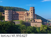 Гейдельбергский замок, Германия (2013 год). Стоковое фото, фотограф Михаил Марковский / Фотобанк Лори
