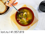 Image of mixed Escudella. Стоковое фото, фотограф Яков Филимонов / Фотобанк Лори