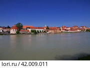 The view on Lent, the oldest center of Maribor, Slovenia (2018 год). Стоковое фото, фотограф Сергей Стрелков / Фотобанк Лори