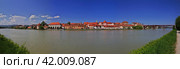 The view on Lent, the oldest center of Maribor, Slovenia (2018 год). Стоковое фото, фотограф Сергей Стрелков / Фотобанк Лори