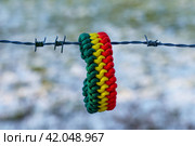 Paracord bracelet. Стоковое фото, фотограф Артем Лукин / Фотобанк Лори