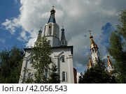 Церковь Иконы Божией Матери Боголюбская в Пушкино (новая). Московская область (2011 год). Стоковое фото, фотограф lana1501 / Фотобанк Лори