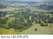 The bird's eye view of the country side of Cambridgeshire. United Kingdom (2010 год). Стоковое фото, фотограф Сергей Пристяжнюк (Serg Zastavkin) / Фотобанк Лори
