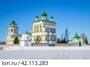 Николо-Вяжищский женский монастырь, Новгородская область (2022 год). Стоковое фото, фотограф Анна Карасева / Фотобанк Лори
