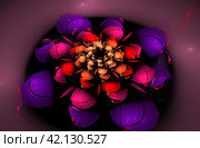 Abstract fractal 3d circle image. Стоковое фото, фотограф Helga Preiman / Фотобанк Лори