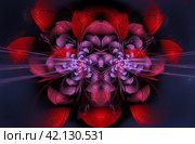 Abstract fractal 3d circle image. Стоковая иллюстрация, иллюстратор Helga Preiman / Фотобанк Лори