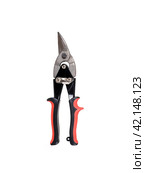 Compound action snips isolated on a white background. Стоковое фото, фотограф Елена  Попкова / Фотобанк Лори
