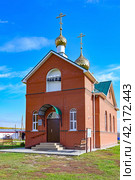 Часовня Петра и Павла. Тюменская область.Упоровский район.  Россия (2023 год). Стоковое фото, фотограф Александр Тараканов / Фотобанк Лори