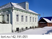 Дом-музей Григория Распутина. Село Покровское. Тюменская область (2024 год). Редакционное фото, фотограф Александр Тараканов / Фотобанк Лори