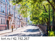 Рождественский бульвар,  Москва (2022 год). Редакционное фото, фотограф Baturina Yuliya / Фотобанк Лори