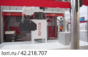 Work of the robot stacker (2023 год). Редакционное видео, видеограф Потийко Сергей / Фотобанк Лори