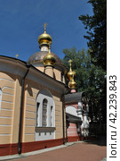 Храм Преображения Господня в Переделкине (селе Лукине). Район Ново-Переделкино. Город Москва (2014 год). Стоковое фото, фотограф lana1501 / Фотобанк Лори