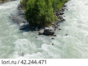 Вода горной реки Ардон, Республика Северная Осетия — Алания. Стоковое фото, фотограф Pukhov K / Фотобанк Лори