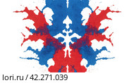 Rorschach test - a psychodiagnostic test for personality research. Generative AI. Стоковое AI-изображение, AI-художник Андрей Аркуша / Фотобанк Лори