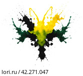 Rorschach test - a psychodiagnostic test for personality research. Generative AI. Стоковое AI-изображение, AI-художник Андрей Аркуша / Фотобанк Лори
