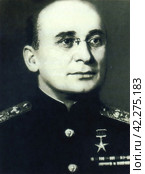 Лаврентий Павлович Берия (1899-1953), маршал, 1-ый заместитель Председателя Совета Министров СССР, с 20 августа 1945 года руководил реализацией всех разработок, касавшихся создания атомного оружия и ракетной техники. Редакционное фото, фотограф Сергей Елизарьев / Фотобанк Лори