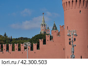 Башни Кремля. Москва (2023 год). Стоковое фото, фотограф Татьяна Сафронова / Фотобанк Лори