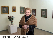 Ольга Николаевна Куликовская-Романова в Балашихе 2005 г. Редакционное фото, фотограф Дмитрий Неумоин / Фотобанк Лори