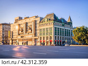 Доходный дом Миансаровой, Садовое Кольцо, Москва (2014 год). Стоковое фото, фотограф Baturina Yuliya / Фотобанк Лори