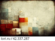 Beautiful abstract background. Texture with beige, brown, and sepia tones. A minimalistic and nostalgic backdrop full of irregularities and weathered structures. Perfect for design. Generative AI. Стоковое AI-изображение, AI-художник Андрей Степанов / Фотобанк Лори