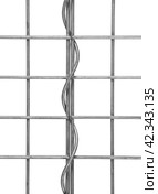 Metal material for making gabions. Mesh, spirals. Стоковое фото, фотограф Плотников Дмитрий / Фотобанк Лори