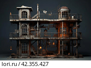 Sequestered Prisoner cage prison. Generate Ai. Стоковое AI-изображение, AI-художник Иван Рябоконь / Фотобанк Лори