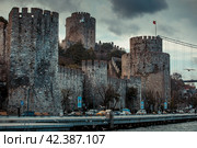 Румельская крепость, Румелихисар в Стамбуле (2019 год). Редакционное фото, фотограф Андрей Бойков / Фотобанк Лори