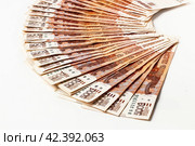 Russian five-thousandth banknotes. Стоковое фото, фотограф Винокуров Александр / Фотобанк Лори