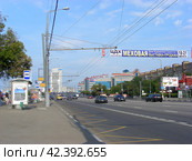 Большая Черкизовская улица. Район Преображенское. Город Москва (2011 год). Редакционное фото, фотограф lana1501 / Фотобанк Лори