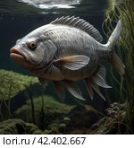 Big fish. Стоковое AI-изображение, AI-художник RamA / Фотобанк Лори