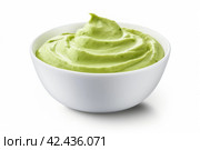 Lumpy Bowl wasabi paste. Generate Ai. Стоковое AI-изображение, AI-художник Иван Рябоконь / Фотобанк Лори