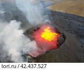 Reykjanes Peninsula volcano eruption. Стоковое фото, фотограф Irina Opachevsky / Фотобанк Лори