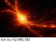 Gravitational wave star. Generate Ai. Стоковое AI-изображение, AI-художник Иван Рябоконь / Фотобанк Лори