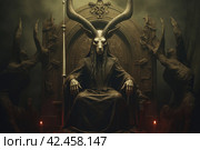 Baphomet sign nature. Generate Ai. Стоковое AI-изображение, AI-художник Иван Рябоконь / Фотобанк Лори