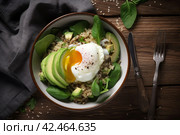 Quinoa bowl. Generate Ai. Стоковое AI-изображение, AI-художник Иван Рябоконь / Фотобанк Лори