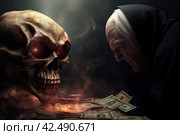 Tyrant corruption concept art. Generate Ai. Стоковое AI-изображение, AI-художник Иван Рябоконь / Фотобанк Лори