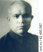 Хрущев Никита Сергеевич (1894-1971), член Политбюро, 1-ый секретарь МГК и ЦК КП(б)У, советский партийный и государственный деятель. Середина 1930-х годов. Редакционное фото, фотограф Сергей Елизарьев / Фотобанк Лори