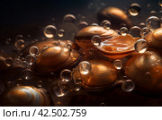 Pearls mussel shells. Generate ai. Стоковое AI-изображение, AI-художник Иван Рябоконь / Фотобанк Лори
