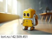 Futuristic rucksack robot. Generate AI. Стоковое AI-изображение, AI-художник Иван Рябоконь / Фотобанк Лори