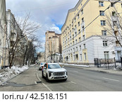1-й Коптельский переулок, дом 20, Москва. Дом 2007 года постройки. Редакционное фото, фотограф Овчинникова Ирина / Фотобанк Лори