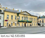 Дом Долговых - историческое здание по адресу: город Москва, проспект Мира, дом 20 корпус 1, 1770 года постройки. Стоковое фото, фотограф Овчинникова Ирина / Фотобанк Лори