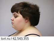 Curvaceous positive obese woman. Generate Ai. Стоковое AI-изображение, AI-художник Иван Рябоконь / Фотобанк Лори