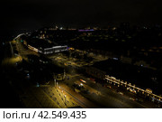 Площадь Маркина ночью. Нижний Новгород (2021 год). Стоковое фото, фотограф Илья Старков / Фотобанк Лори