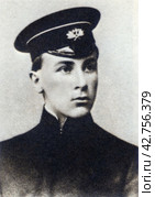 Гимназист Михаил Булгаков. Киев, 1909 год. Стоковое фото, фотограф Сергей Елизарьев / Фотобанк Лори