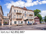 Доходный дом И.П.Третьякова, улица , Кострома (2014 год). Стоковое фото, фотограф Baturina Yuliya / Фотобанк Лори