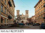 Петрикирхе в Санкт-Петербурге. Лютеранская церковь (2024 год). Стоковое фото, фотограф Оксана / Фотобанк Лори